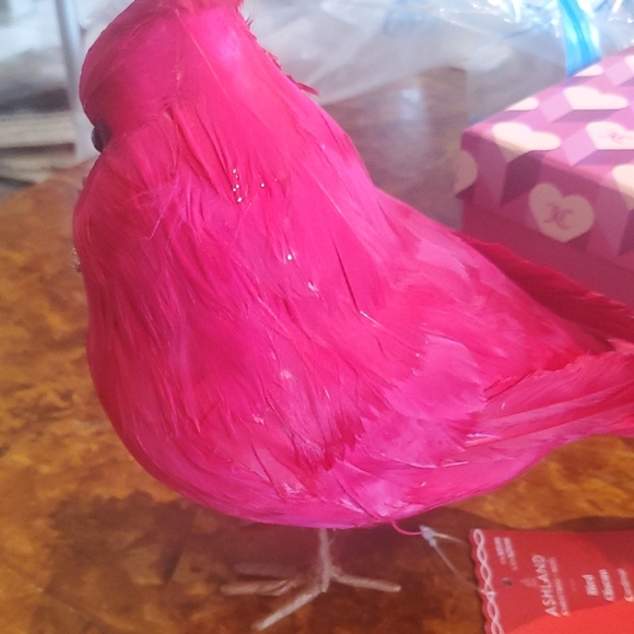 Ashland Red Bird Decor Accents with Metallic Neck Details - Picture 8 of 9